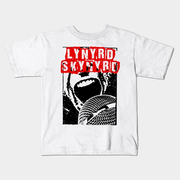 lynyrd scream Kids T-Shirt by pixel agency